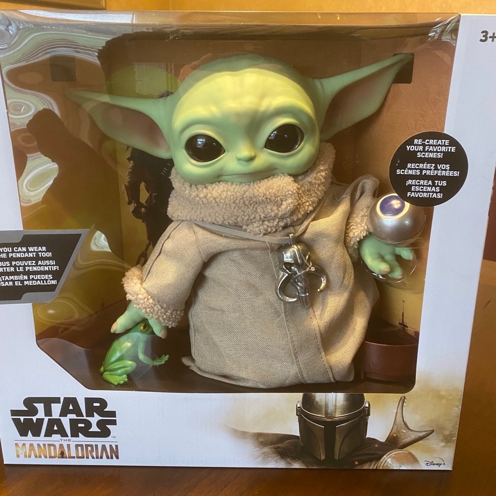 Baby Yoda Action Figure by Mattel